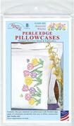 Beautiful Blooms Pillowcases - Stamped Embroidery Kit
