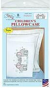 Elephants Children's Pillowcase - Stamped Cross Stitch Kit