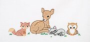 Deer and Friends - Pillowcases - Embroidery Kit