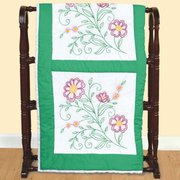 Petals in the Breeze - Quilt Blocks - Embroidery Kit, different perspective #1. Select this picture to zoom in