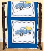 Flower Delivery - Stamped Quilt Blocks