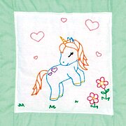 Baby Unicorns Theme Quilt Blocks - Embroidery Kit