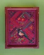 Floss Pack for "Cherry Magpie", different perspective #1. Select this picture to zoom in