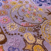 Moon Sampler - Cross Stitch Pattern, different perspective #2. Select this picture to zoom in