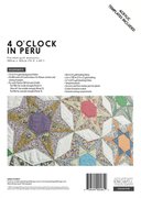 4 O'Clock In Peru - Quilt Block Template, different perspective #1. Select this picture to zoom in