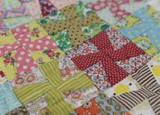 Postcard Project Piecing Template - Propeller I