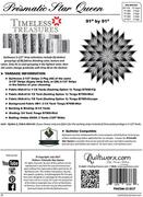 Prismatic Star Queen - Quilt Pattern