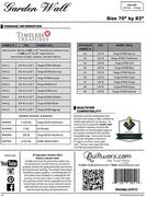 Garden Wall - Quilt Pattern