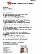 Home Sweet Saltbox Home - Quilt Pattern