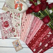 Je Taime Hearts Lace - Quilt Fabric, different perspective #2. Select this picture to zoom in