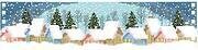 Winter Village Candle Corset - Christmas Cross Stitch Kit