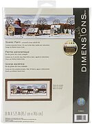 Winter Scenic Farm - Counted Cross Stitch Kit