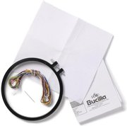 Mindful Expressive Bee 6" Round - Cross Stitch Kit