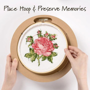 8" Wood Circle Hoop Frame