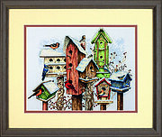 Winter Housing - Cross Stitch Kit