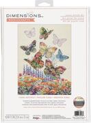Floral Butterfly - Cross Stitch Kit