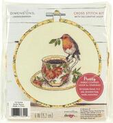 Birdie Teacup - Cross Stitch Kit