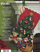 Under The Tree Stocking - Christmas Felt Applique Kit