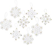 Elegant Snowflakes - Christmas Ornaments Felt Applique Kit