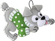 Dogs In Ugly Sweaters Ornaments - Felt Applique Kit