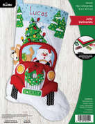 Jolly Deliveries - Christmas Stocking - Felt Applique Kit