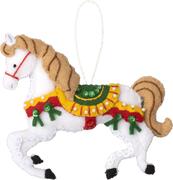 Holiday Horses - Christmas Felt Applique Kit