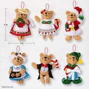 Teddy Bear Traditions - Ornament - Felt Applique Kit