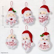 Holiday Greetings - Ornament - Felt Applique Kit