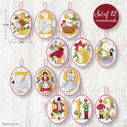 12 Days of Christmas Ornaments - Felt Applique Kit