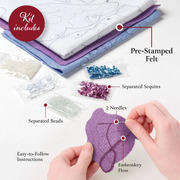 Santa's Sea Life - Christmas Ornaments Applique Kit