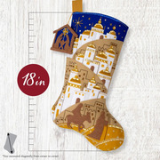 Sacred Night - Christmas Stocking Felt Applique Kit