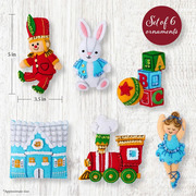 Toyland Treasures - Christmas Ornament Felt Kit