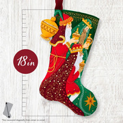 Treasure of Kings - Christmas Stocking Felt Kit