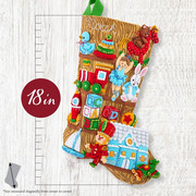 Toyland Treasures - Christmas Stocking Felt Kit