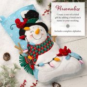 Frosty & Bright - Christmas Stocking Felt Applique Kit
