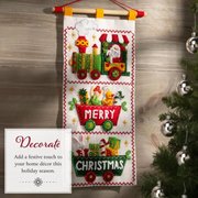 Jolly Trolley Wall Hanging - Christmas Felt Applique Kit