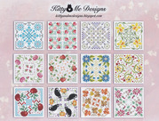2021 Cross Stitch Biscornu Calendar - Cross Stitch Pattern