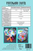 Patchwork Duffle - Quilt Pattern