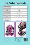 The Archie Backpack - Sewing Pattern