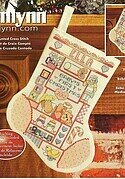 Baby Girl's Christmas Stocking - Cross Stitch Pattern