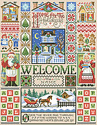Home For The Holidays Sampler - Cross Stitch Pattern