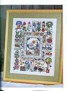 Mary, Mary, Quite Contrary - Cross Stitch Pattern