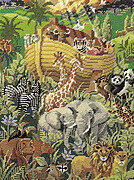 Gathering At The Ark - Cross Stitch Pattern