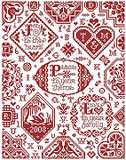 Simple Blessings Sampler - Cross Stitch Pattern