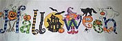Halloween Sign - Cross Stitch Pattern