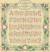 A To Z Wedding Record - Cross Stitch Pattern