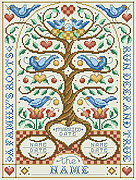 A Family's Roots - Cross Stitch Pattern