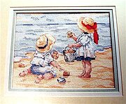 Collecting Shells - Cross Stitch Pattern