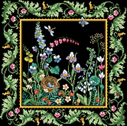 Floral Splendor - Cross Stitch Pattern