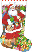 Christmas Eve Stocking - Cross Stitch Pattern